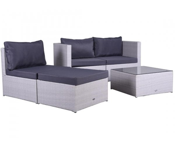 Set mobilier gradina din ratan sintetic Farlito