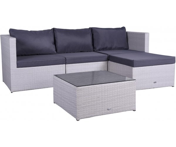 Set mobilier gradina din ratan sintetic Farlito